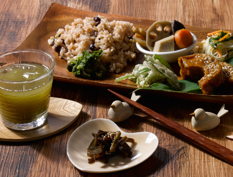 画像:シマアザミを使った料理